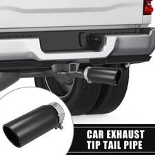 Car 2.8" Inlet 8.5" Length Exhaust Tip Tailpipe for Toyota Tacoma 2005up Black