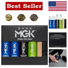 All-Natural Complete Shoe Care Kit: Cleaner, Protector Freshener Essentials