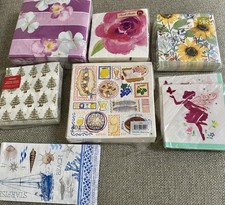 Lot Of Napkins For Decoupage