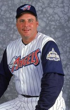 Manager Mike Scioscia Anaheim Angels poses for a studio portrait a- Old Photo
