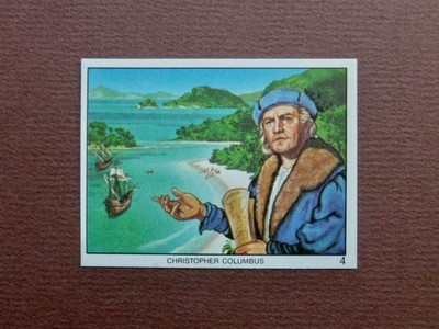 1972 John West - Famous Sea Adventurers - CHRISTOPHER COLUMBUS - No. 4