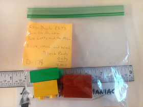 Lego Duplo 3273 Mice Brick Wood Brick Parts Only Bob the Builder Lofty