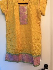 Indian Ethnic Wear - Tunic - Yellow/Pink - size 3XL