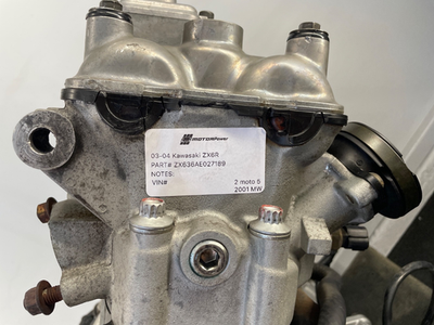 2003-2004 Kawasaki ZX6R ZX636 Complete Engine Motor Transmission
