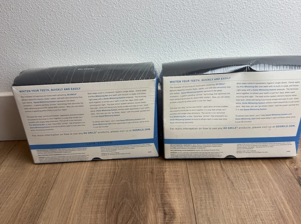 Nuevo Sistema de Blanqueamiento de Dientes Blanco Profesional GO SMILE - Recarga de 4 Días x 2 Foto 4 de 4