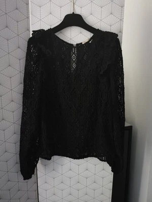 Blouse salina noire sezane - Photo 1/3