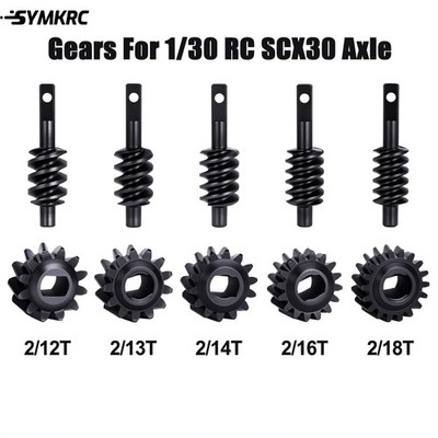 Steel Overdrive Underdrive Worm Gears For 1/30 RC AXIAL SCX30 Ford Bronco Jeep