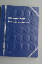 Roosevelt Dime Collection Starting 1946 ** Vintage Whitman Folder**