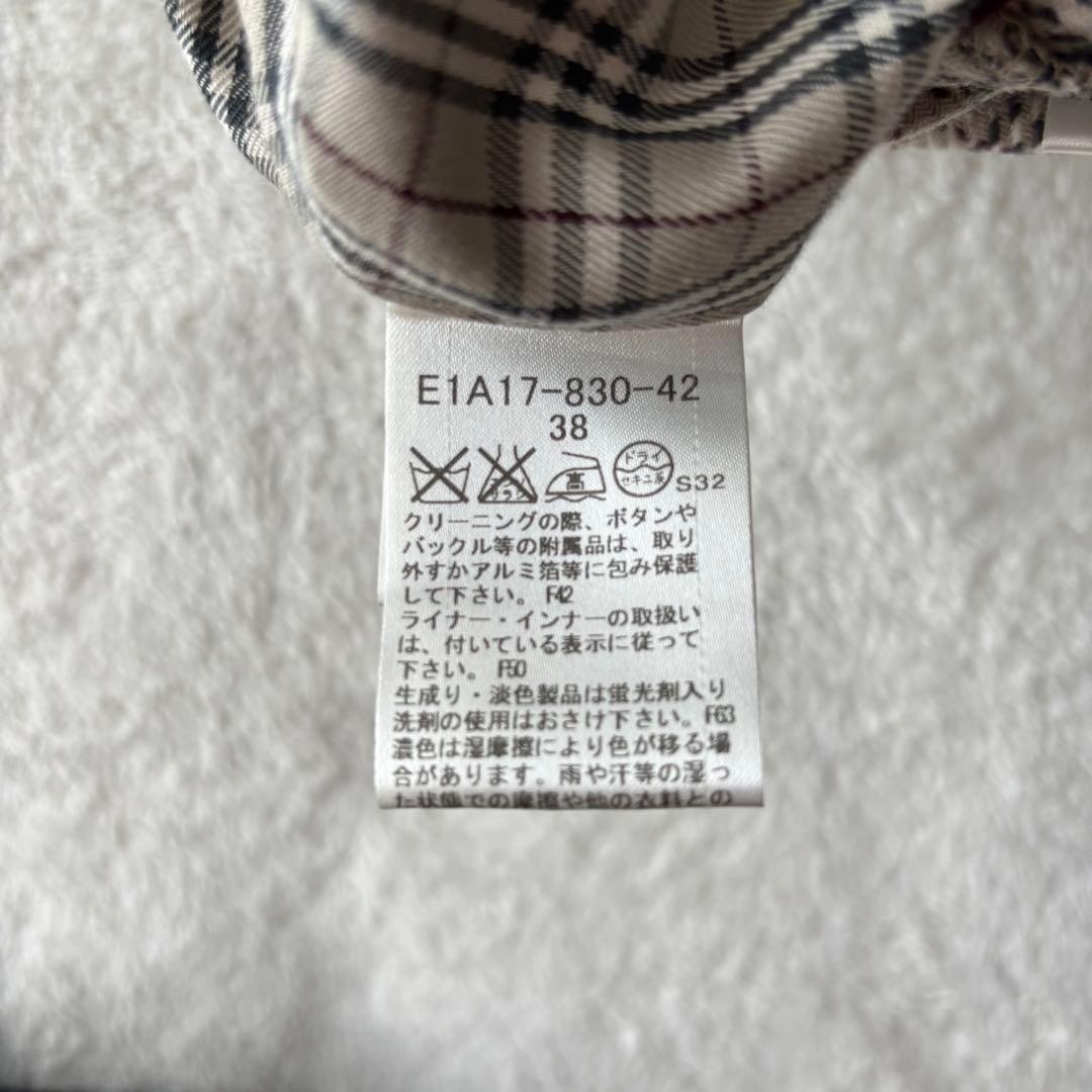 Vintage Burberry Blue Label Trench Coat Beige Mid US XS Japan thumbnail 24