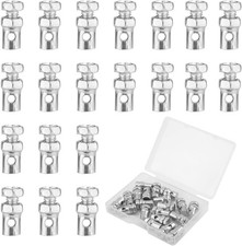 20pcs Universal 1/8" Clutch Brake Throttle Cable Ends, Go Kart Throttle Cable St