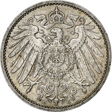 [#1049825] GERMANY - EMPIRE, Wilhelm II, Mark, 1915, Muldenhütten, Silver, AU