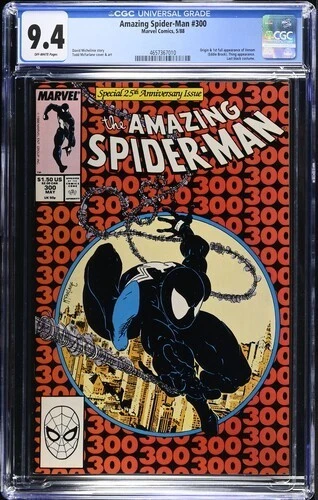 🕸AMAZING SPIDER-MAN #300 CGC 9.4*MARVEL*1988*TODD McFARLANE ART*1ST APP. VENOM*