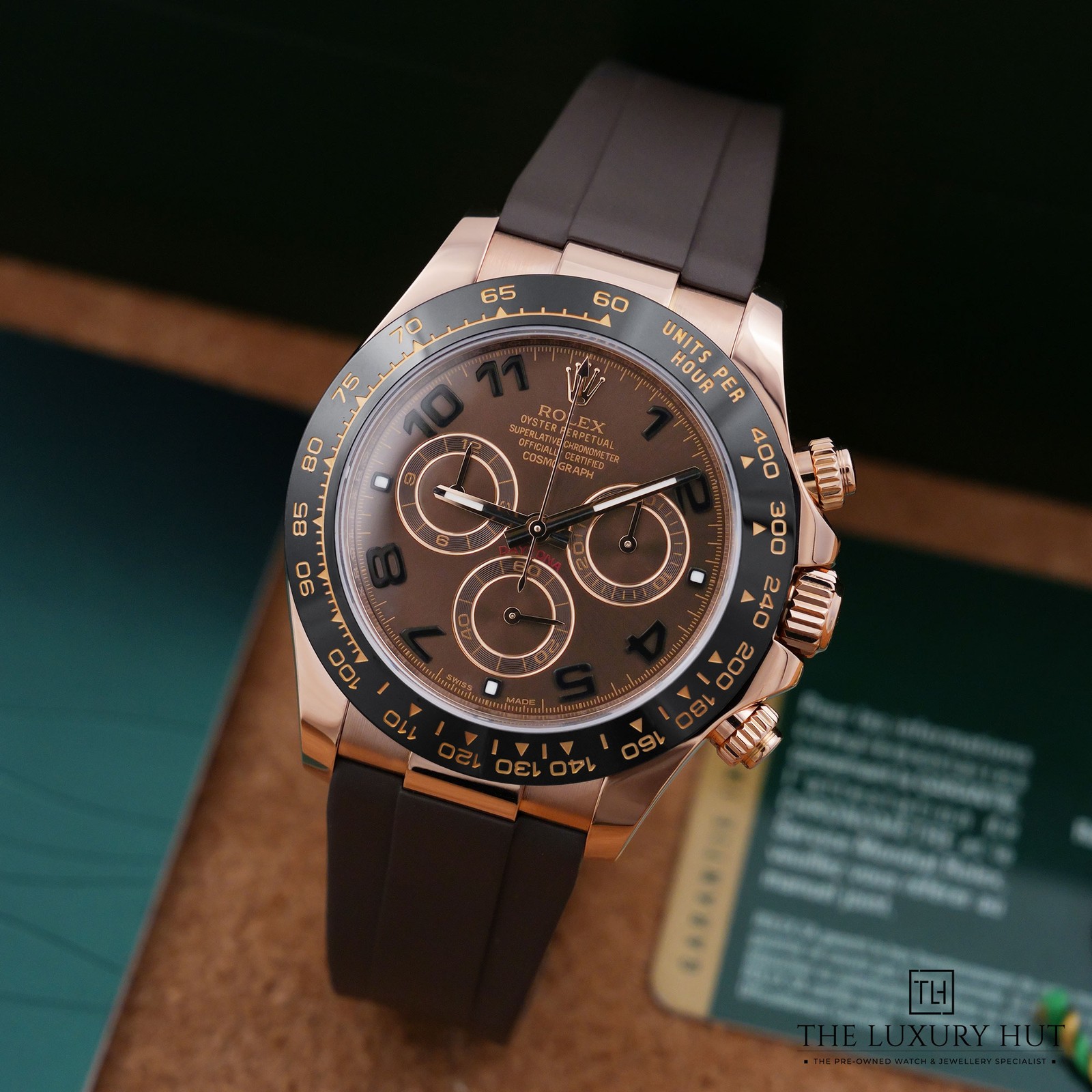 Rolex Cosmograph Daytona 116515LN - 2015, With Box & Papers Rose Gold 40mm Ch...