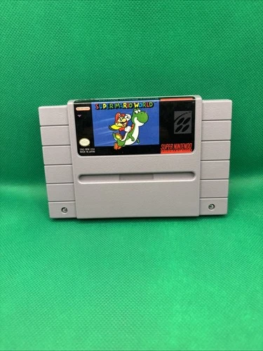 Super Mario World (SNES, 1991) Authentic. Tested.