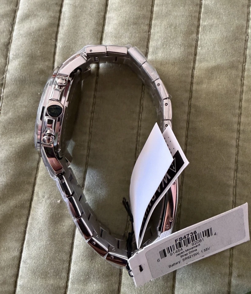 Reloj Cronógrafo Hombre Fossil Grant con Esfera Negra Modelo: Fs4736 NUEVO Foto 2 de 4