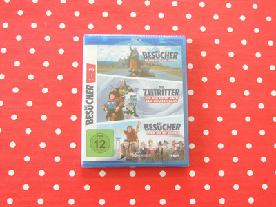 NEU OVP die Besucher Teil 1-3 Trilogie Blu-Ray Jean Reno Christian Clavier