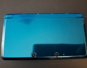 Aqua Blue 3DS with USB-C Capture Card & Controller Mod