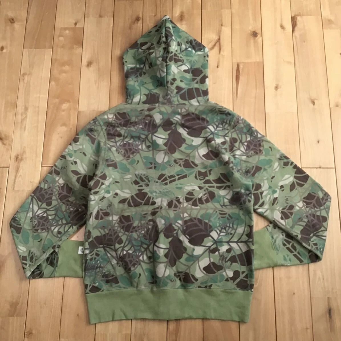 A BATHING APE (BAPE) Felpa con cappuccio e zip intera BAPE × Marvel Comics Spider Man NIGO A Bathing Ape taglia S da uomo!!