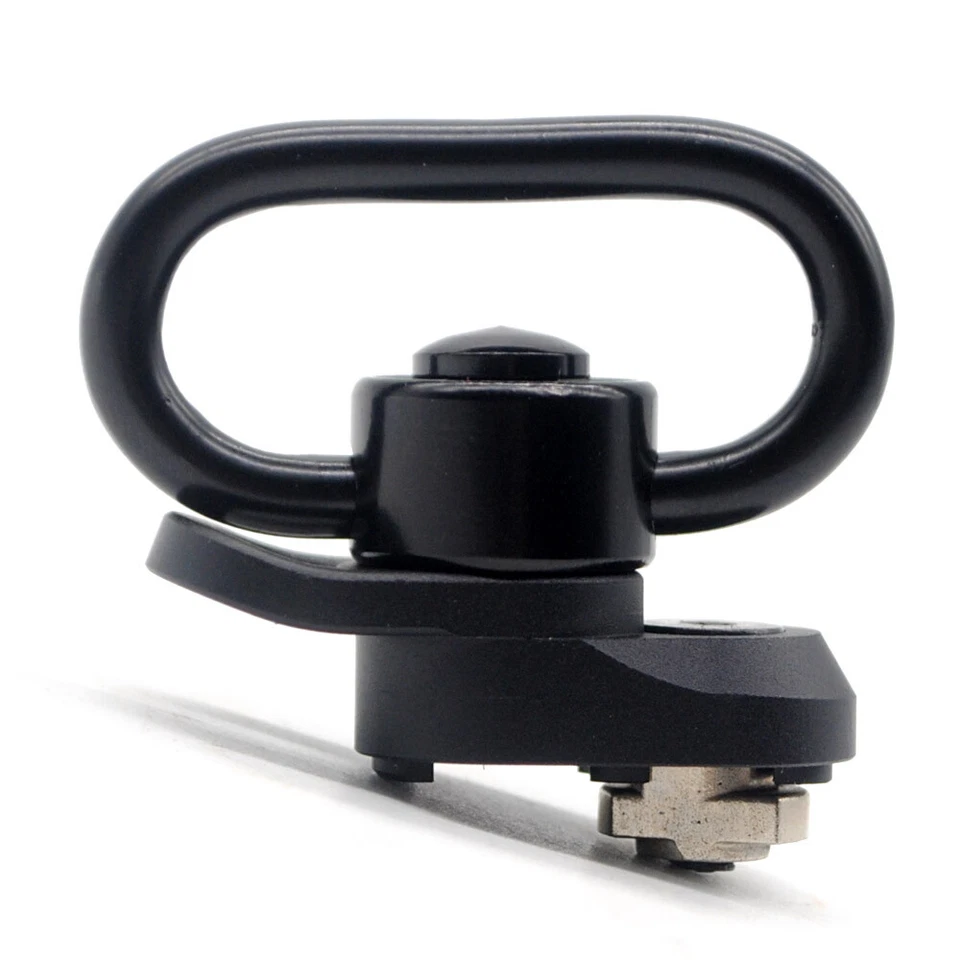 1.25'' QD Sling Swivel Set M-lok Adapter A Hole for Snap Clip Hook_Black/Red/Tan - Image 3 of 4