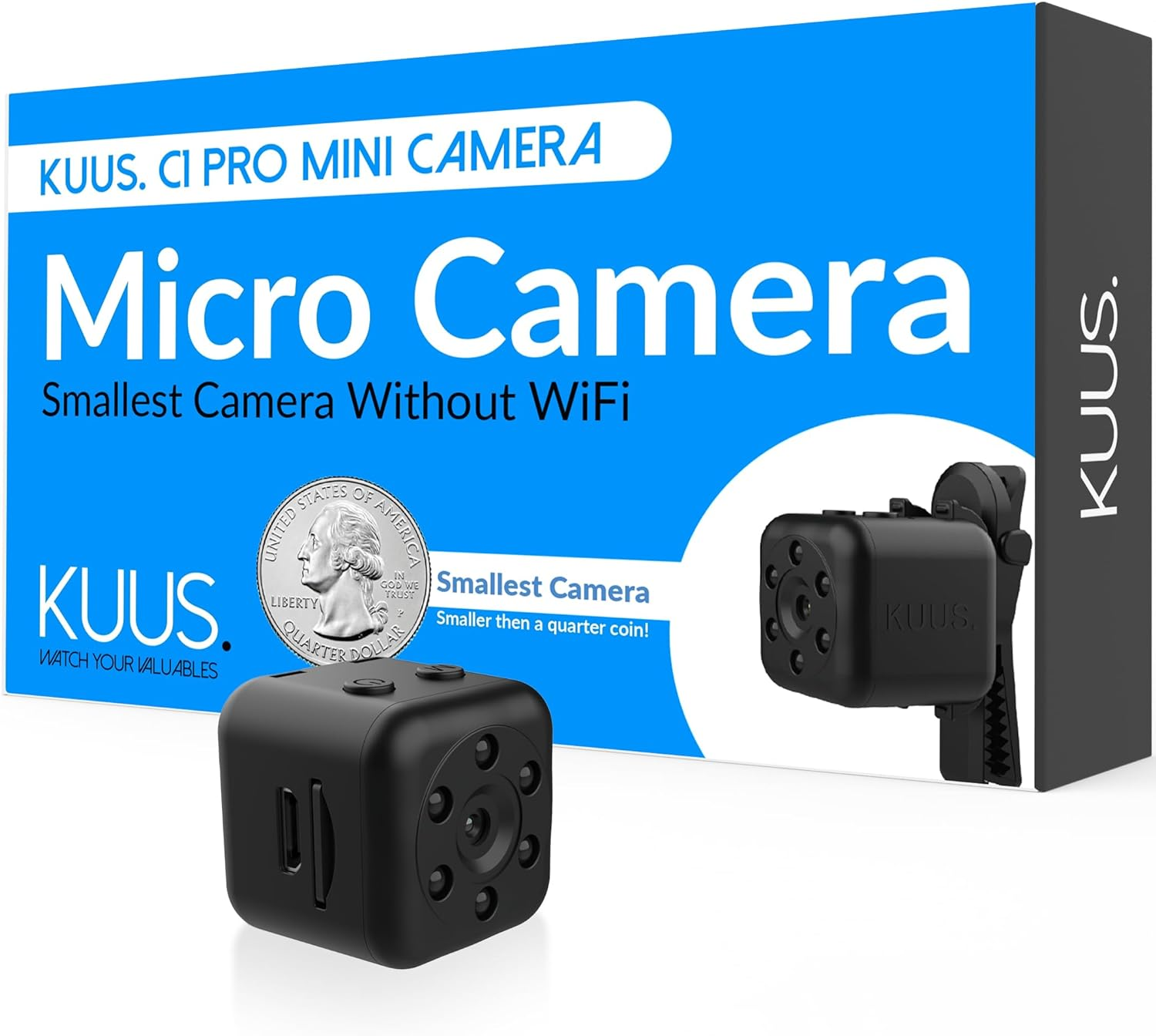 C1 Hidden Camera with Audio/Video. Mini Camera, Small Camera. Spy