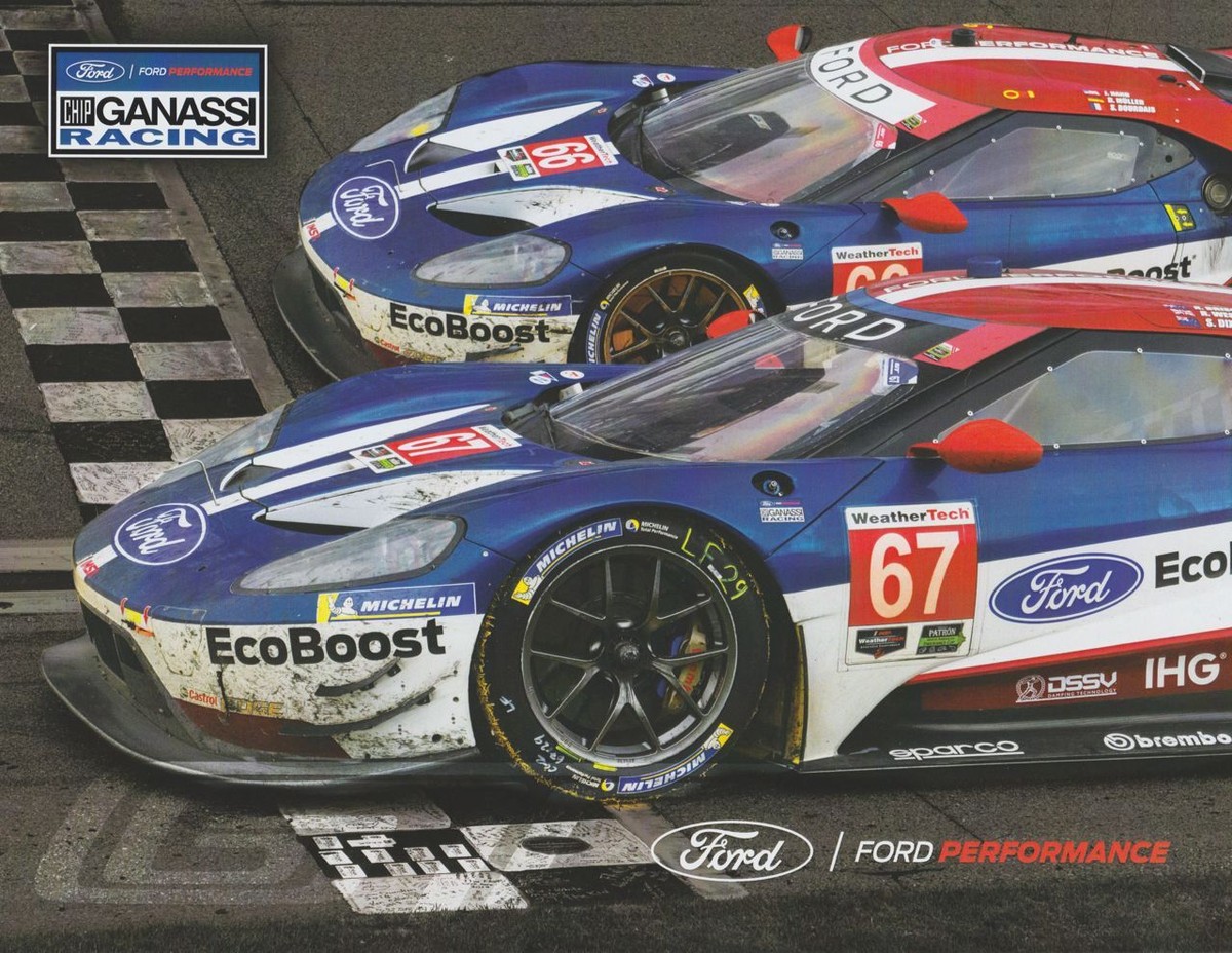 2019 Chip Ganassi Racing Ford GT GTLM IMSA WTSC Hero Card
