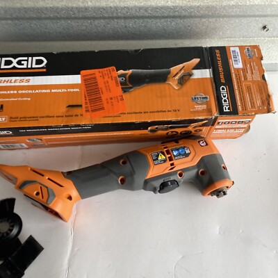 RIDGID R86240B 18V Brushless Cordless Oscillating Multi-Tool Tool Only TESTED