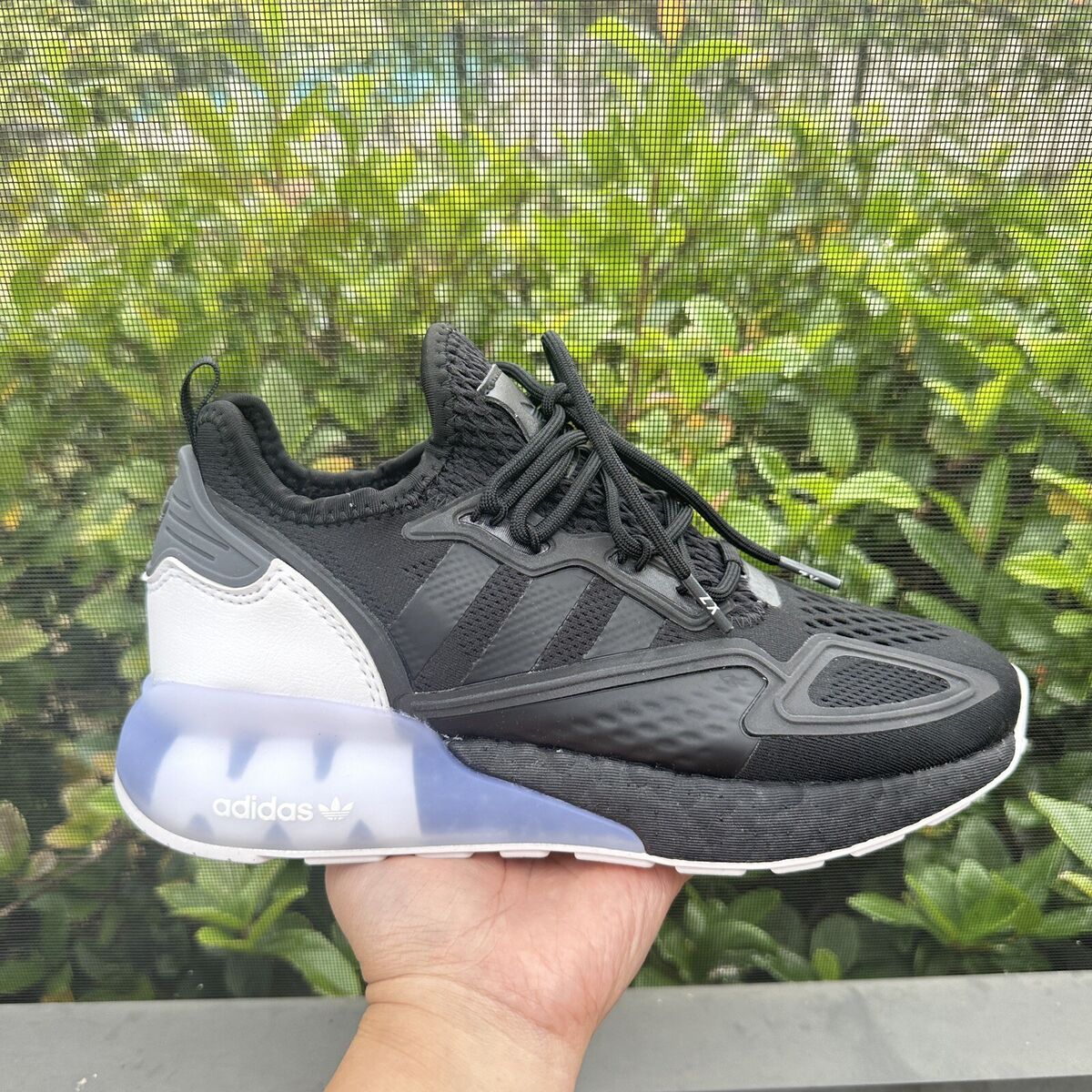 Adidas ZX 2K Boost J Black White Big Kid's Athletic Shoes FZ2948 Adidas ZX 2K Boost J Black White Big Kid's Athletic Shoes FZ2948