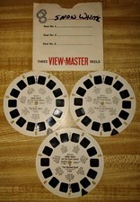 SNOW WHITE 3D View-Master B300 - Sawyer's 1955 - 3 Reels