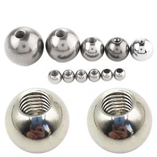 304 Stainless Steel Balls Metric Female Thread Half Hole Blind Hole Ball M2 -M20