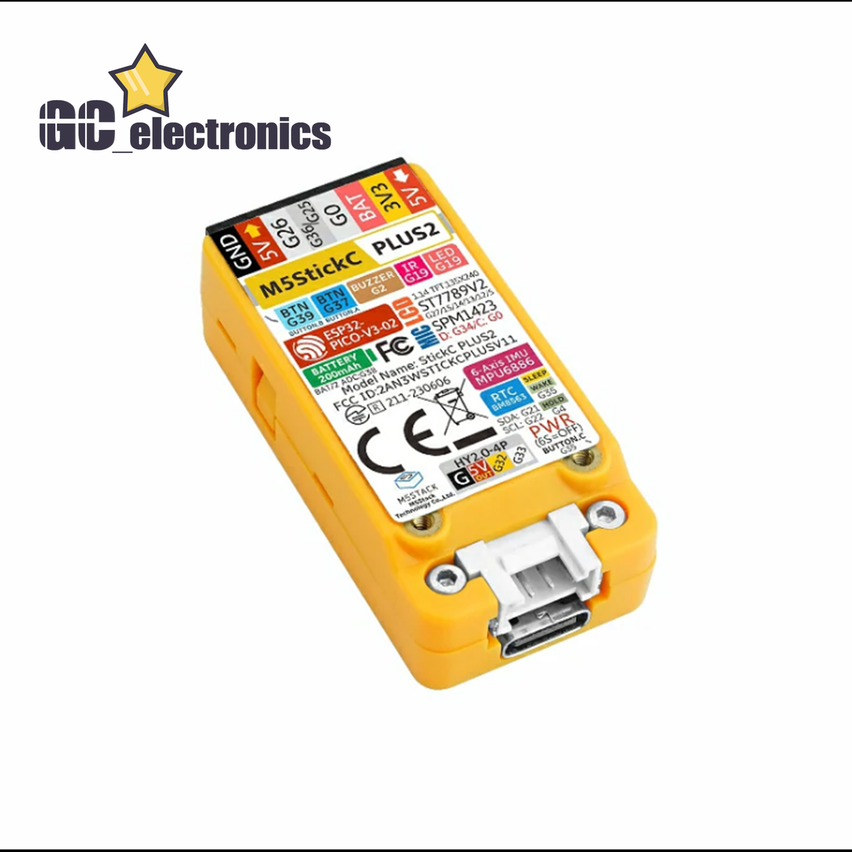 2 Accessories M5Stack StickC PLUS ESP32-PICO Mini IoT Dev Kit - Buy At ...