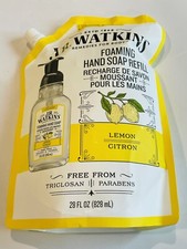 JR Watkins Lemon Foaming Hand Soap Refill 28oz/828ml Fast Free Shipping NEW 0.71 per fl oz