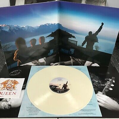 Queen LP Vinyl White White Made In Heaven Limited / Parlophone Poster New