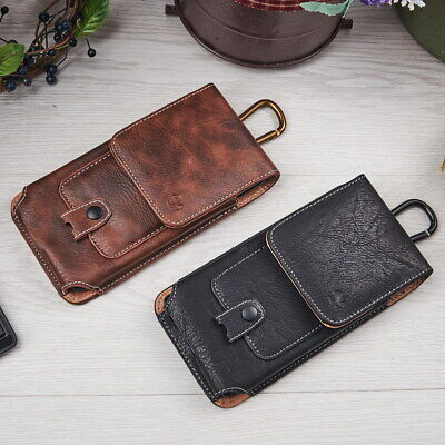 Extra Large Belt Clip Loop Pouch Leather Vertical Holster Case For Cell ...
