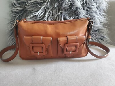 Kenneth Cole New York Browne Leather Shoulder Bag small