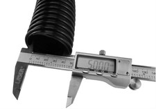 Water Butt Hose Pipe Black Corrugated Extension Overflow Tube Flexible Connector