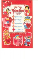 VINTGE UNCT 1965 130 PC VALENTINES PAPER DOLL ~Whitman~ORG SZ~LASR REPRO FREE SH