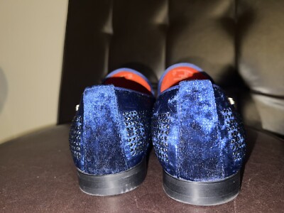 NWT TAYNO VIPER DRESS LOAFER WITH CRYSTAL NAVY MENS Size 9 TAYNO VIPER DRESS NAVY LOAFERS WITH CRYSTALS size 8 | eBay main image 2