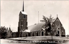 RPPC St. Ann Catholic Church, LeSueur, Minnesota MN (659)