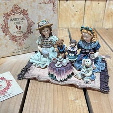 Boyds Bear Sarah & Heather -Tea for Four-Yesterday's Child - Free Shipping - NIB