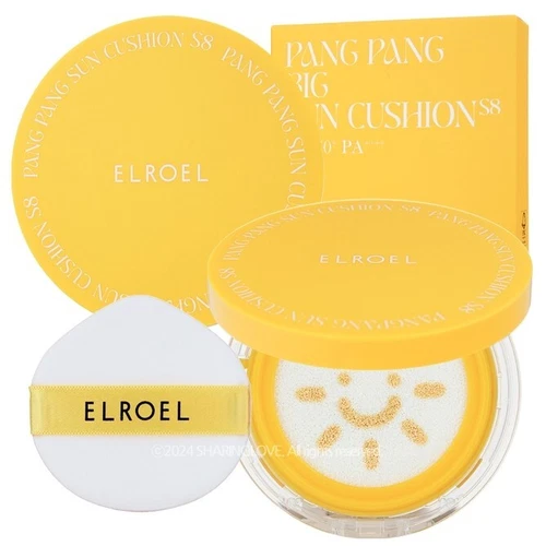 ELROEL Pang Pang Big Sun Cushion UV Shield SPF50+ PA++++ 25g Sunscreen Sun Cream
