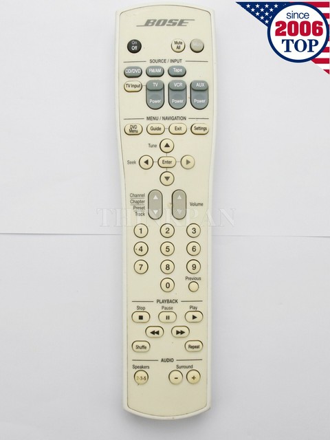 Bose Solo 5 10 or 15 Series Remote 