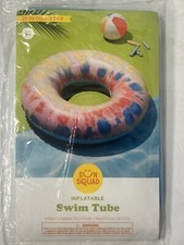 New sun squad inflatable swim tube. 31 Inch Diameter. 2386 Q2