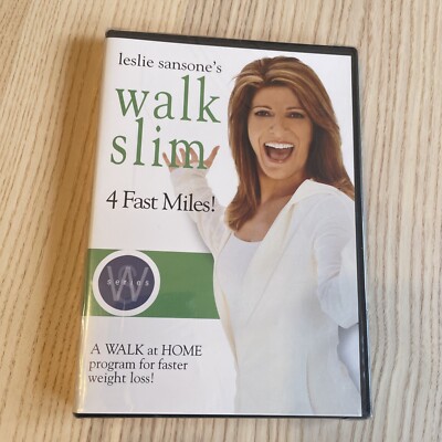 Leslie Sansones Walk Slim 4 Fast Miles, a Walk At Home Program for Faste - New