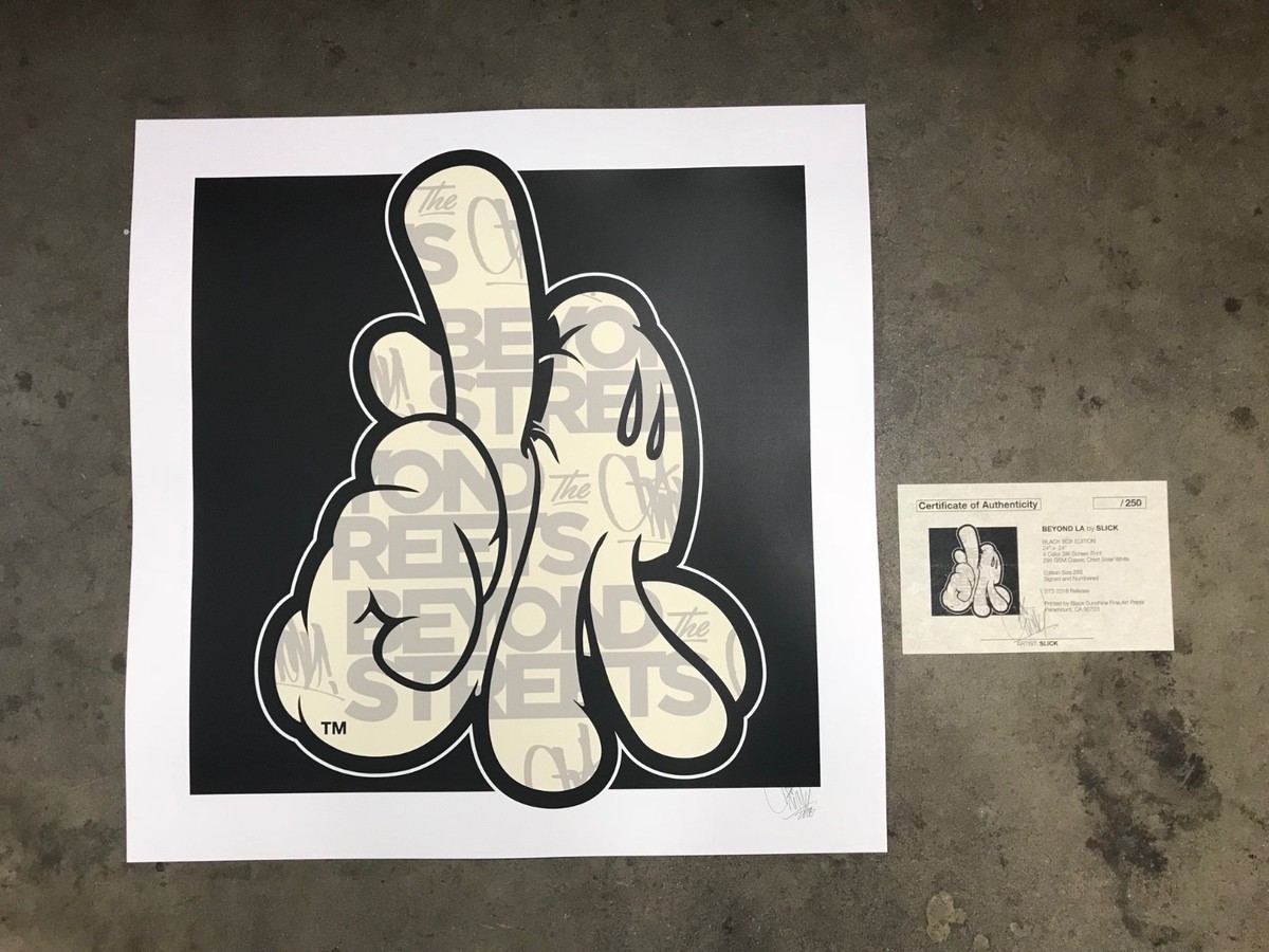 OG Slick- Beyond L.A. Signed &# Screenprint Beyond the
