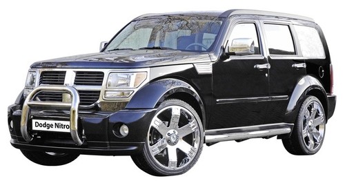 CROMATI CROMO CROMATE COPRI MANIGLIE PORTE PORTA per DODGE NITRO 2007-15 V6 SXT - Picture 7 of 7