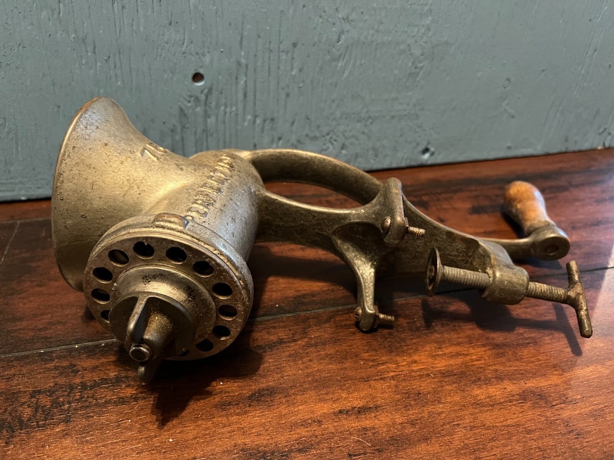 Vintage PERFECTION 75 Food Chopper Meat Grinder Manual Hand Crank