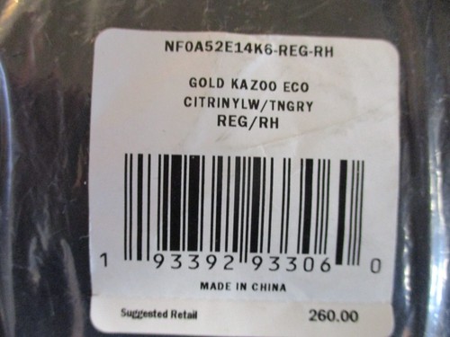 THE NORTH FACE GOLD KAZOO ECO SLEEPING BAG YELLOW & GRAY NF0A52E14K6-REG-RH - Picture 13 of 14
