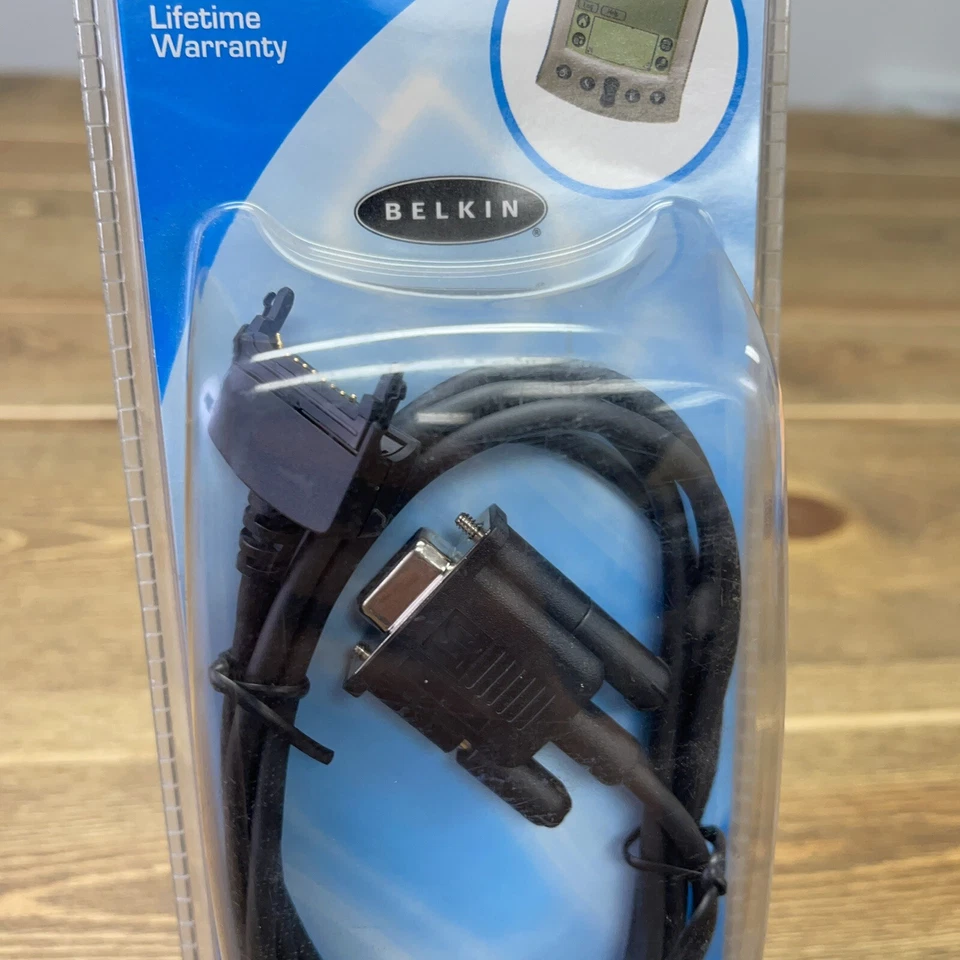 Belkin Serial Sync Cable for Palm V Series Handhelds F3X1050-03-E Vintage New - Image 3 of 4