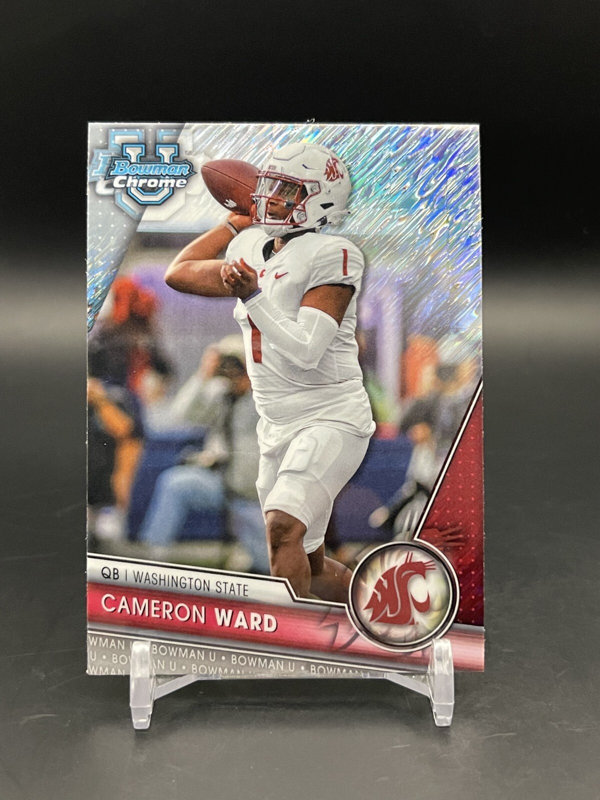 2023 Bowman Chrome University #145 Cameron Ward - Shimmer