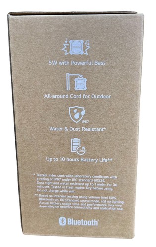 LG XBOOM Go Wireless Speaker Powerful Sound XG2TBK Rugged Portable 10-Hr 2 Pack - Picture 3 of 6